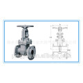 Double flange handle 2'' inch gate valve made in china